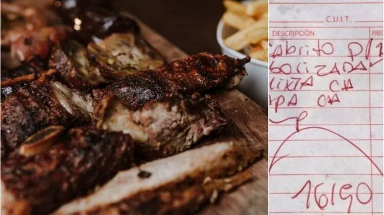 Parrilla de Huerta Grande que cobra cifras inentendibles