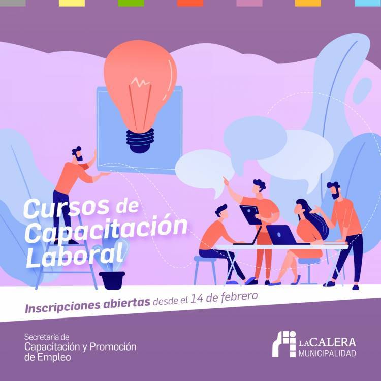 En La Calera, arrancan los cursos de capacitación laboral