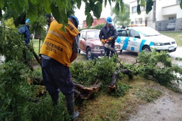 Diversas localidades de  la Provincia fueron afectadas por las intensas tormentas