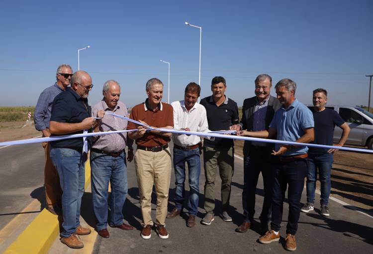 En Colonia Videla, ya disfrutan de una ruta S 353 pavimentada