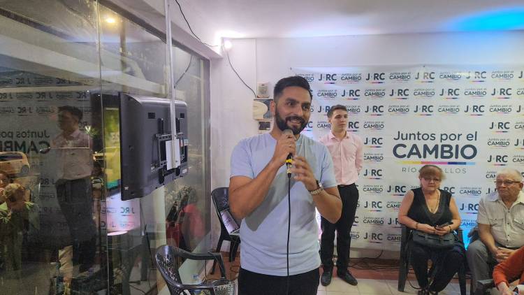 Ezequiel Lemos lanza su precandidatura a intendente de Río Ceballos por Juntos por el Cambio