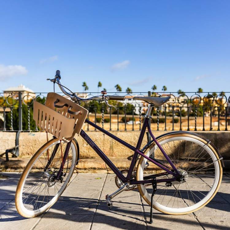 Crearon una bicicleta hecha con cápsulas de café