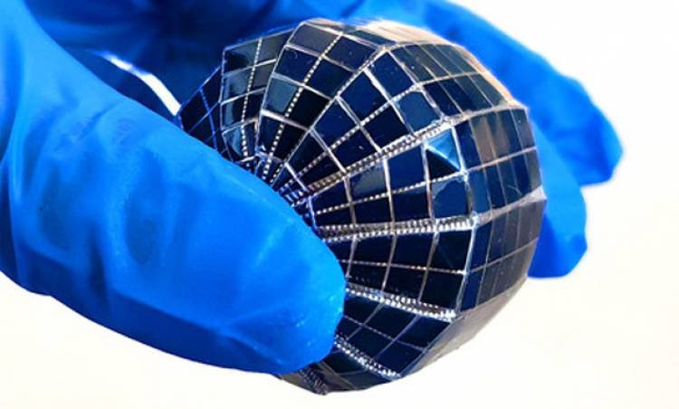 Paneles solares que poseen forma esférica y absorben mejor la luz solar