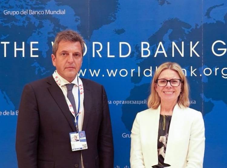 Argentina recibirá el apoyo del Banco Mundial con 950 millones de dólares