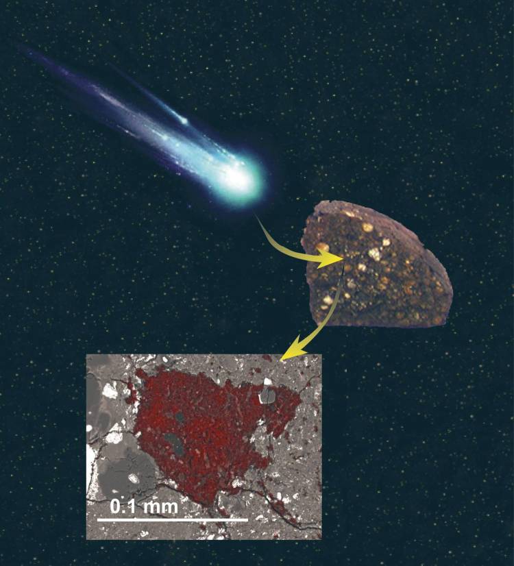 Nuevos minerales encontrados en meteorito