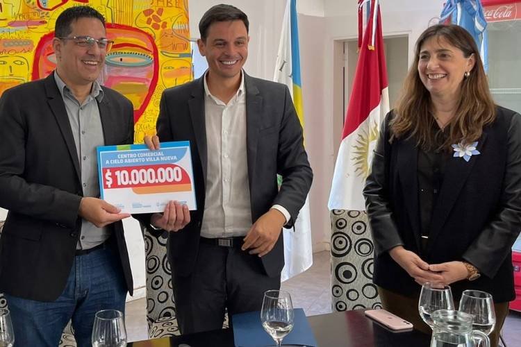 Villa Nueva recibió 10 millones para el Centro Comercial a Cielo Abierto