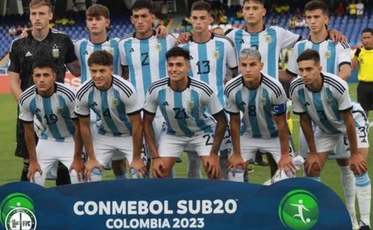 Argentina sub-20 a octavos luego de golear en Santiago del Estero