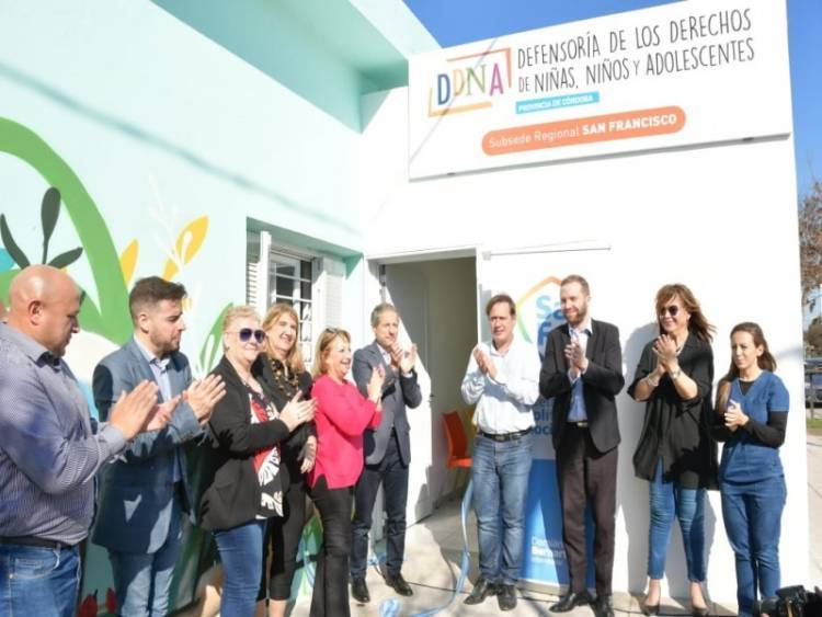 Bernarte inauguró la Subsede de la Defensoría de los derechos de niños, niñas y adolescentes