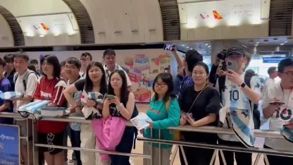 "Messiargentomanía" en Beijing