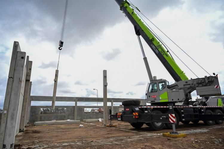 Importante avance de  la obra del nuevo secundario politécnico