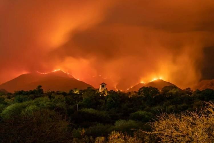 Incendio de magnitud en el norte provincial