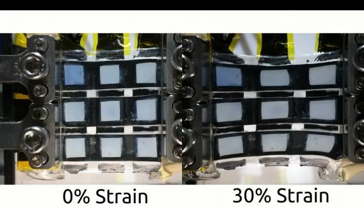 La pantalla elástica que cambia de color apunta al futuro de las pantallas portátiles