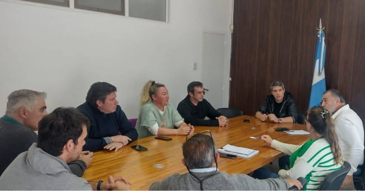 El Intendente Matías Montoto se reunió con el Intendente electo