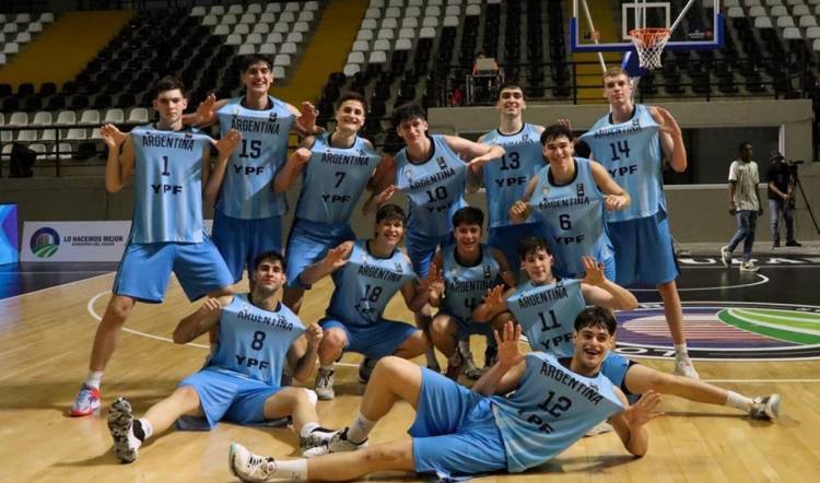 Argentina goleó a Venezuela en basquetbol juvenil y obtuvo el sudamericano