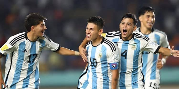 Argentina en juveniles lo hizo de nuevo: le ganó a Brasil y por goleada
