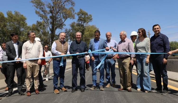 Habilitaron dos obras viales estratégicas para Villa María y Villa Nueva