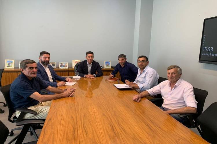Departamento General Roca: Intendentes de 6 localidades se reunieron con Manuel Calvo