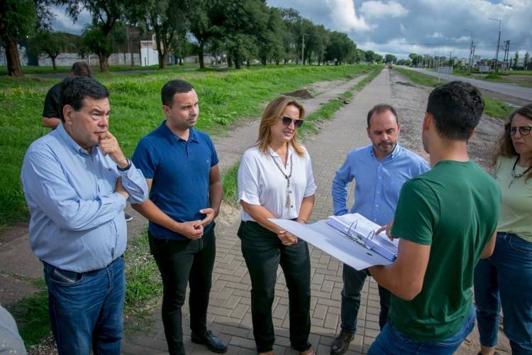 Prunotto y Fernández supervisaron obras del Ente Metropolitano