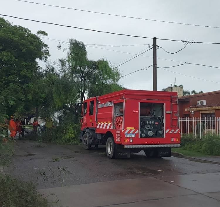 Severa tormenta azotó a Bell Ville