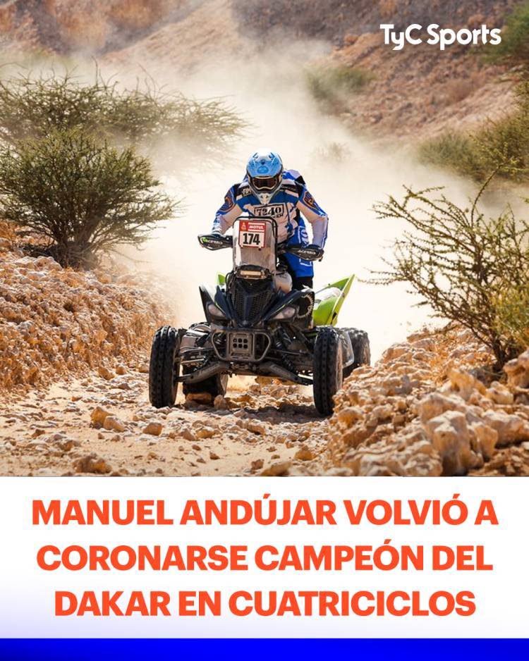 Andújar ganó el Dakar en cuatriciclos