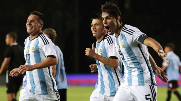 Sub-23: Argentina-Uruguay empataron en un gran encuentro