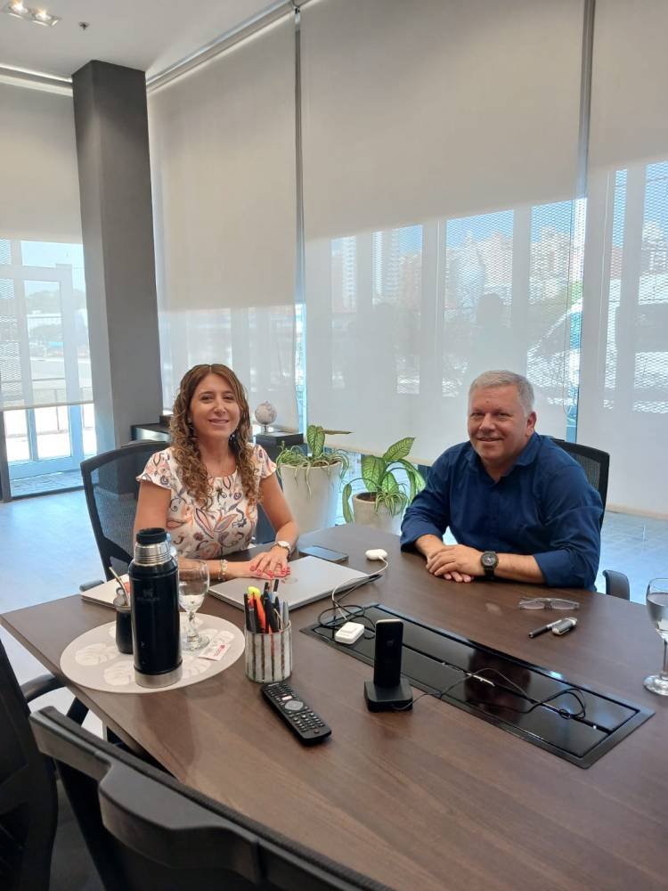 Arroyito: En una reunión con la ministra Jure, el Intendente Benedetti avanzó en temas importantes para la localidad