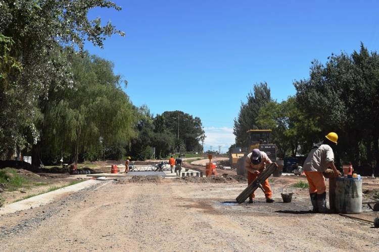 Gran avance de obras que mejorarán el tránsito en la ruta 30
