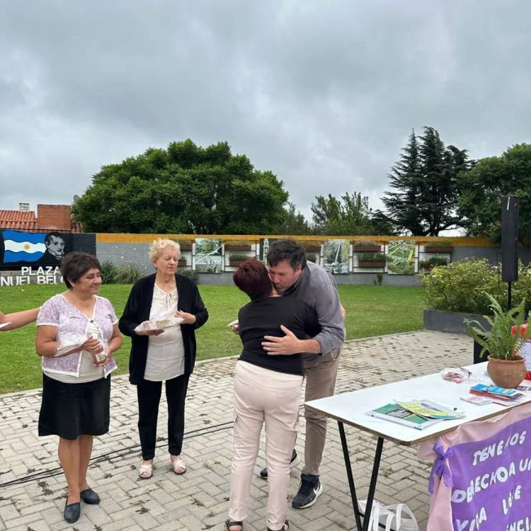 Homenaje por el 8M en Huerta Grande