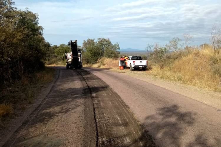 La Provincia continúa trabajando en la pavimentación de zonas turísticas