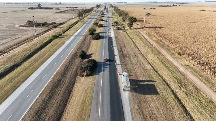 Progresa la obra de rehabilitación de la Autopista Córdoba – Pilar