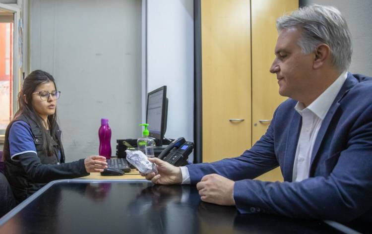 Martín Llaryora se sometió a un narcotest