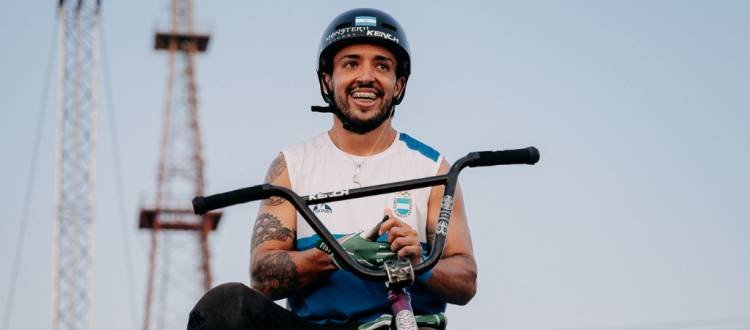Juegos de París: en BMX Freestyle, el cordobés José Torres finalista