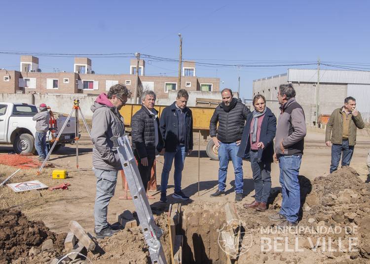 Comenzaron una mega obra de red cloacal que involucrará a casi 100 cuadras de Bell Ville