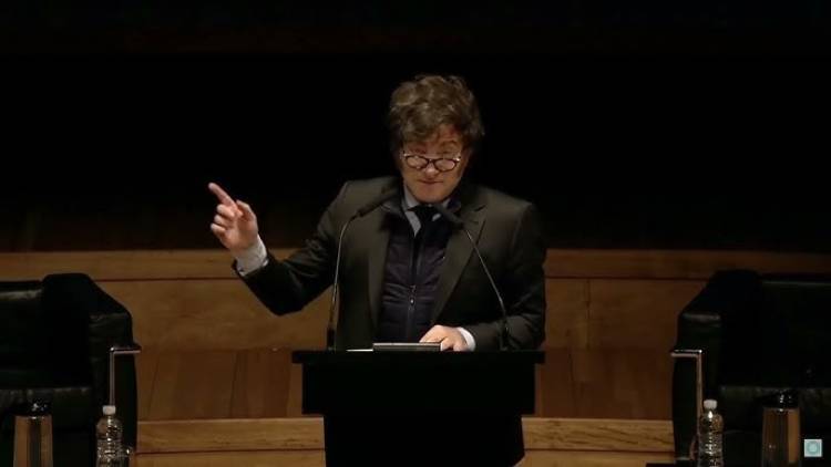 Milei apuntó en contra de las asociaciones civiles, los sindicatos y las internas en La Libertad Avanza