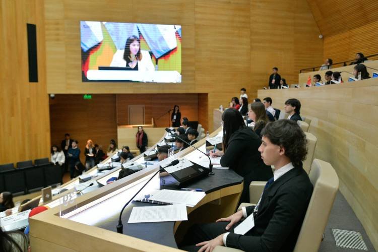 Jóvenes de toda la Provincia debaten sobre actualidad internacional en la Legislatura