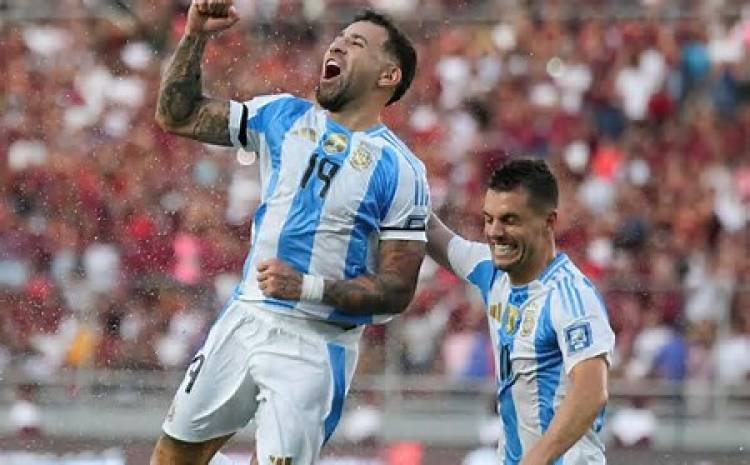 Argentina jugó mal en un campo "inundado" y empató con Venezuela