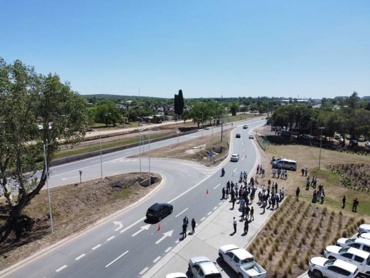 Habilitaron importantes obras viales en Jesús María y Colonia Caroya