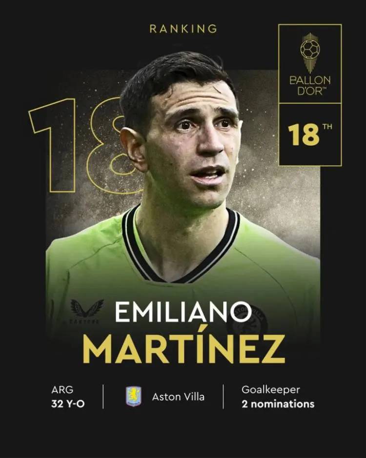 DIBU MARTÍNEZ NUEVAMENTE EL MEJOR DEL MUNDO