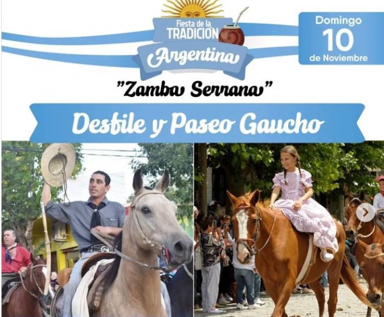 FIESTA DE LA TRADICIÓN “ZAMBA SERRANA” EN EL PREDIO LA RINCONADA