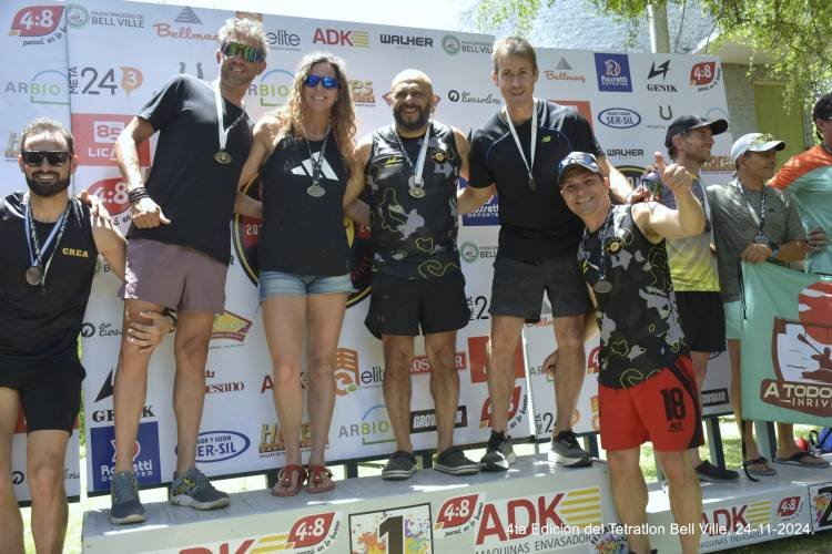 El Tetratlón Bell Ville revalidó su gran éxito en su cuarta edición
