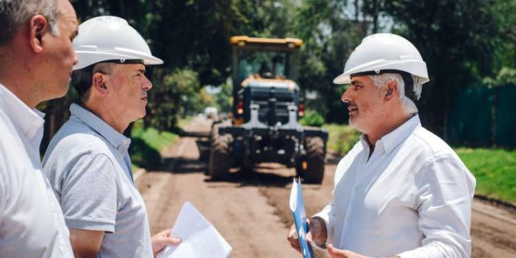 Próximamente, el barrio Villa Rivera Indarte tendrá la totalidad de sus calles con pavimento