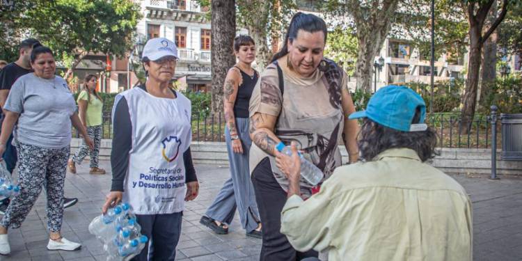 El Municipio puso en marcha operativos de hidratación