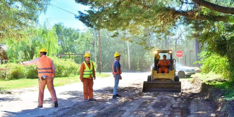 Nono: Obras de desagüe en marcha