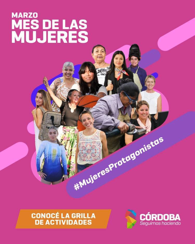 Córdoba celebra el Mes de la Mujer con más de 70 actividades en toda la provincia