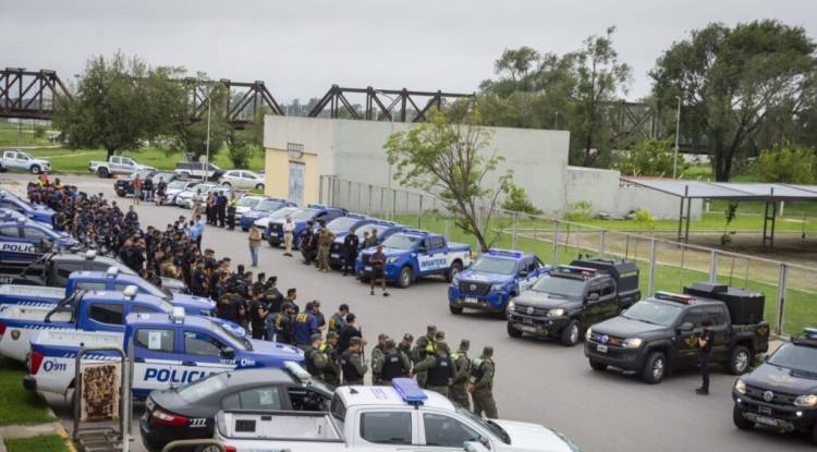 Rio Cuarto fue epicentro de un importante operativo interfuerzas