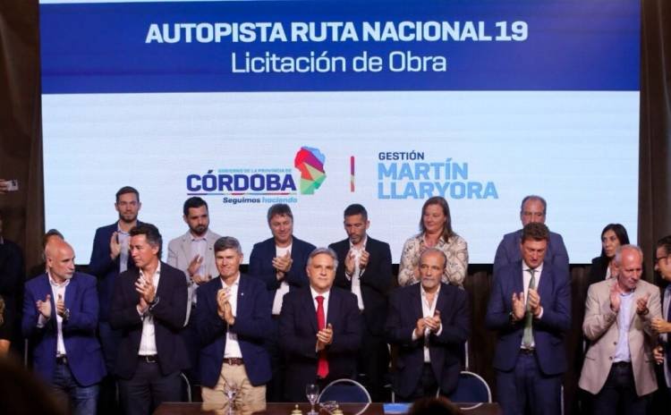 Anunciaron la culminación de las obras de la  Autopista Nacional Ruta 19