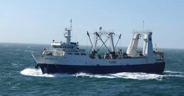 El Gobierno nacional aplicó la multa electrónica a un buque extranjero que realizaba pesca ilegal