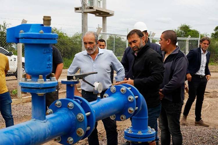 Realizaron pruebas de funcionamiento en el acueducto Santa Elena – San Francisco del Chañar