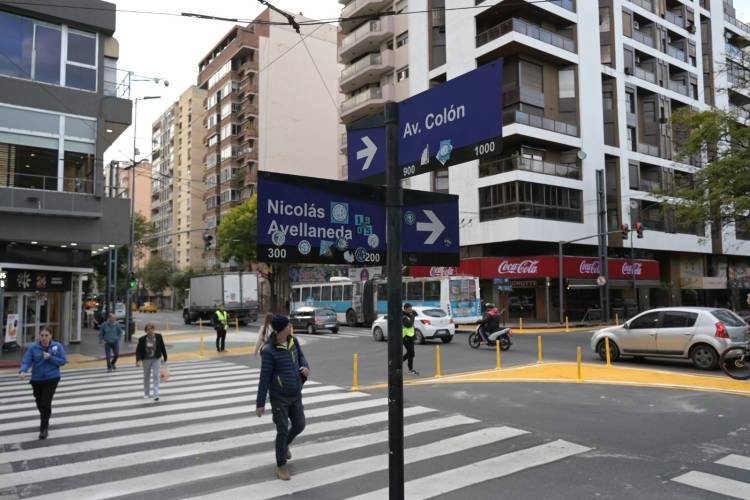 Finalizó la intervención en Colón y Avellaneda: cuáles son los cambios que mejoran la seguridad vial