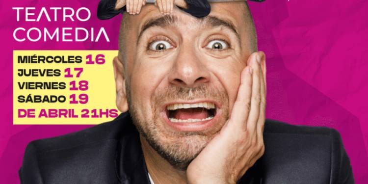 Camilo Nicolás presenta su nuevo unipersonal en el Teatro Comedia